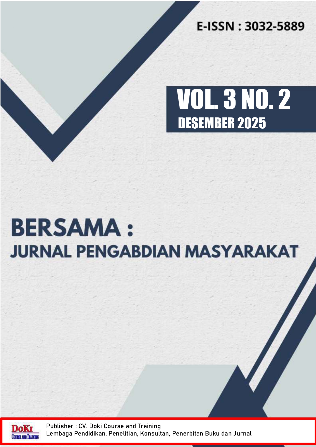 View Vol. 3 No. 2 (2025): Bersama : Jurnal Pengabdian Masyarakat