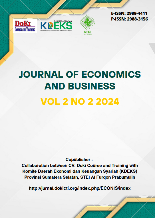 					View Vol. 2 No. 2 (2024): Journal of Economics and Business
				