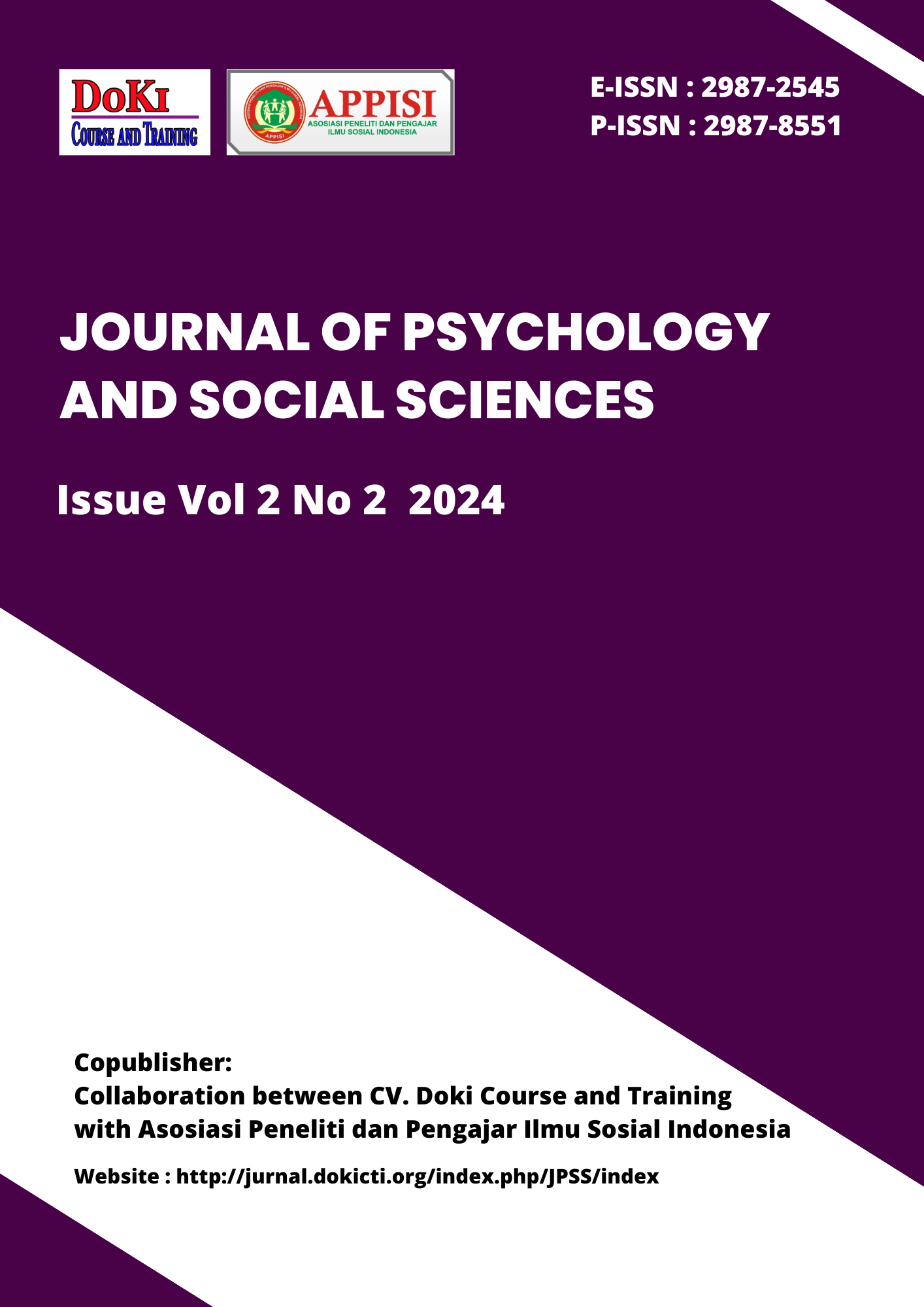 					View Vol. 2 No. 2 (2024): Journal of Psychology and Social Sciences
				
