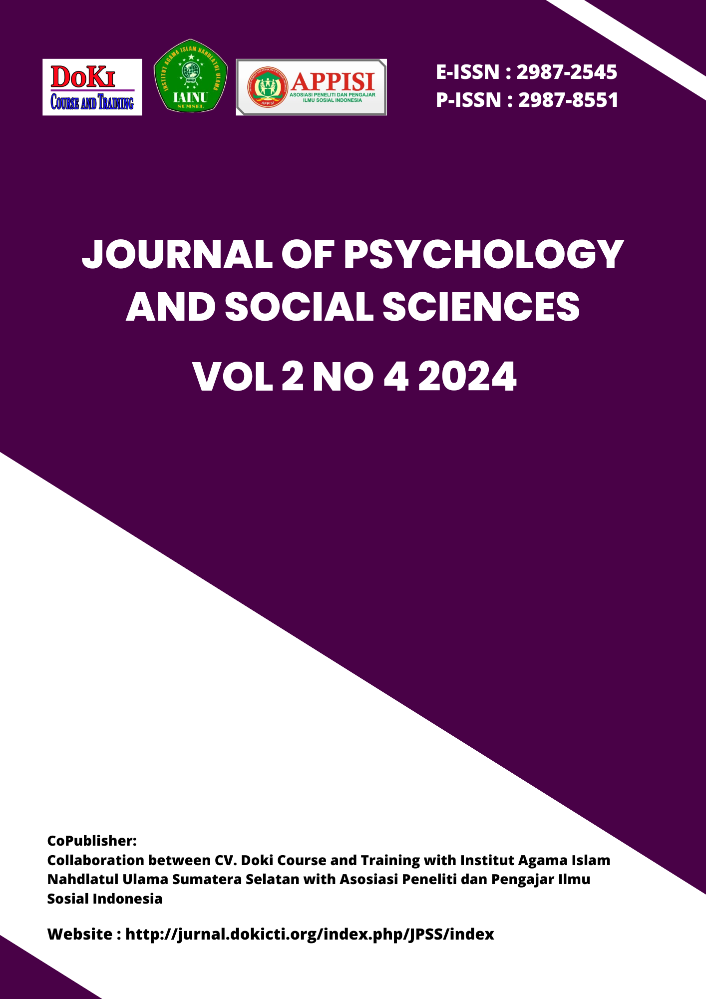 					View Vol. 2 No. 4 (2024): Journal of Psychology and Social Sciences
				