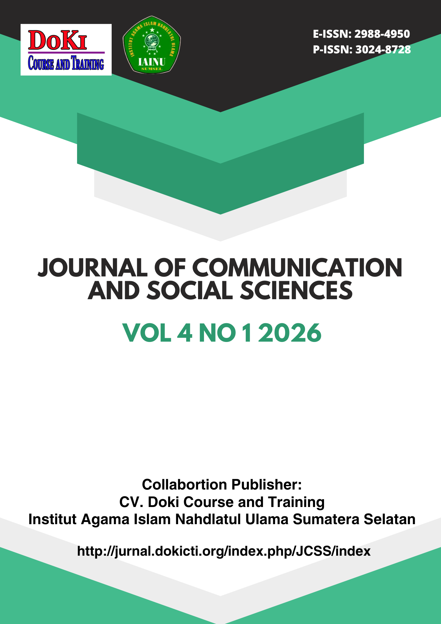 					View Vol. 4 No. 1 (2026): Journal of Communication and Social Sciences
				