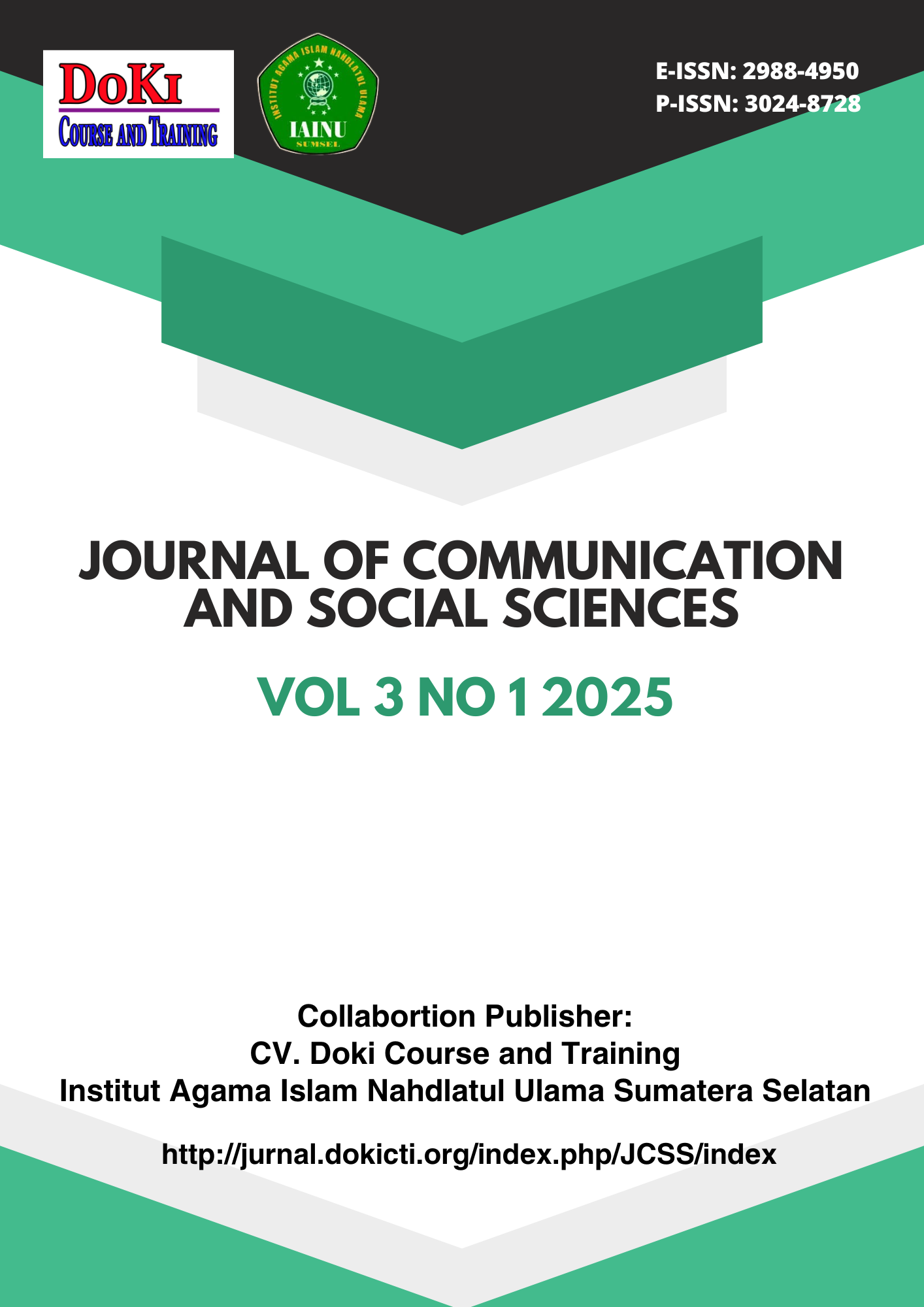 					View Vol. 3 No. 1 (2025): Journal of Communication and Social Sciences
				